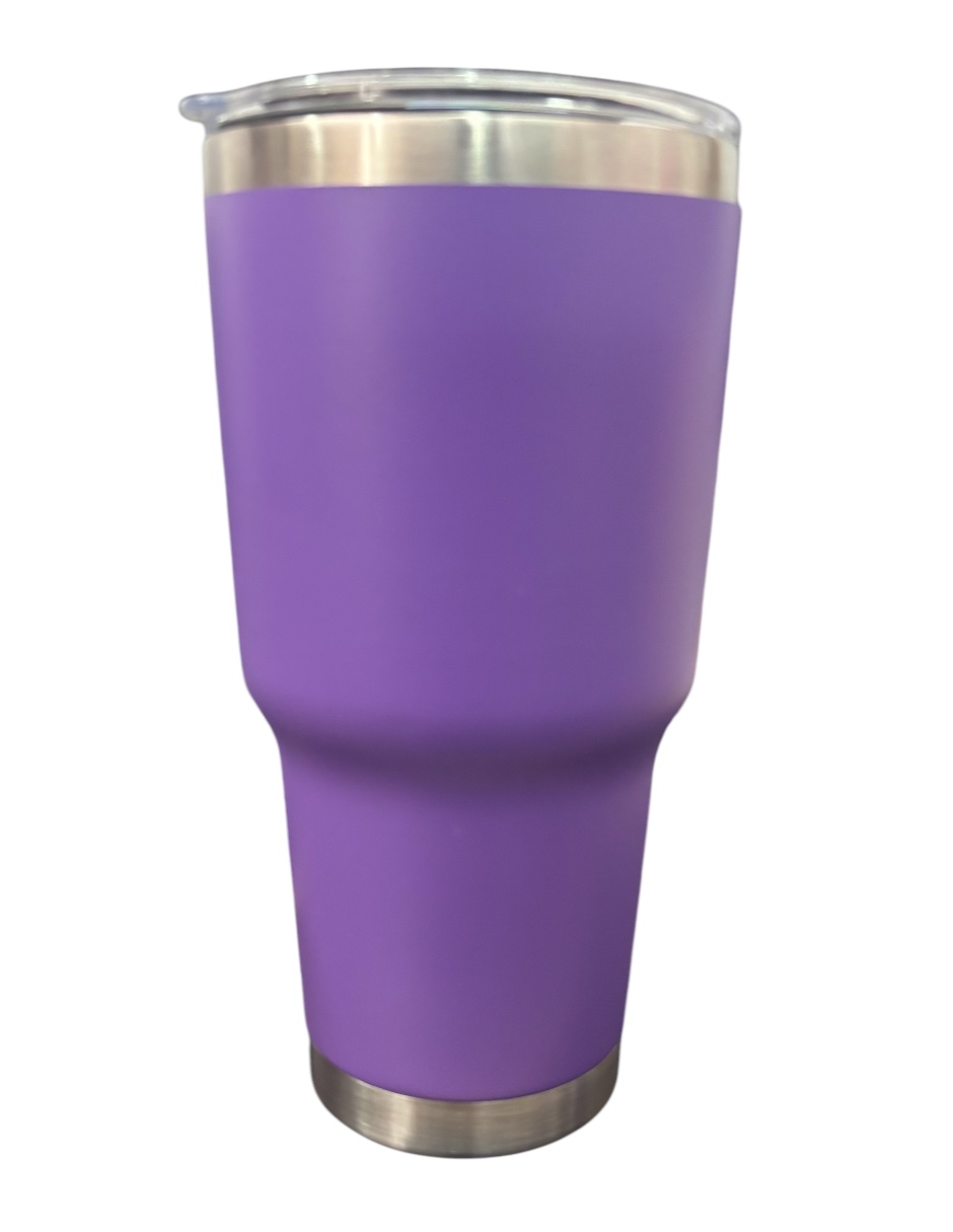 Foto 3 pulgar | Termo De Acero Inoxidable Macarena Brand Color Lila, Friends De 30 Oz