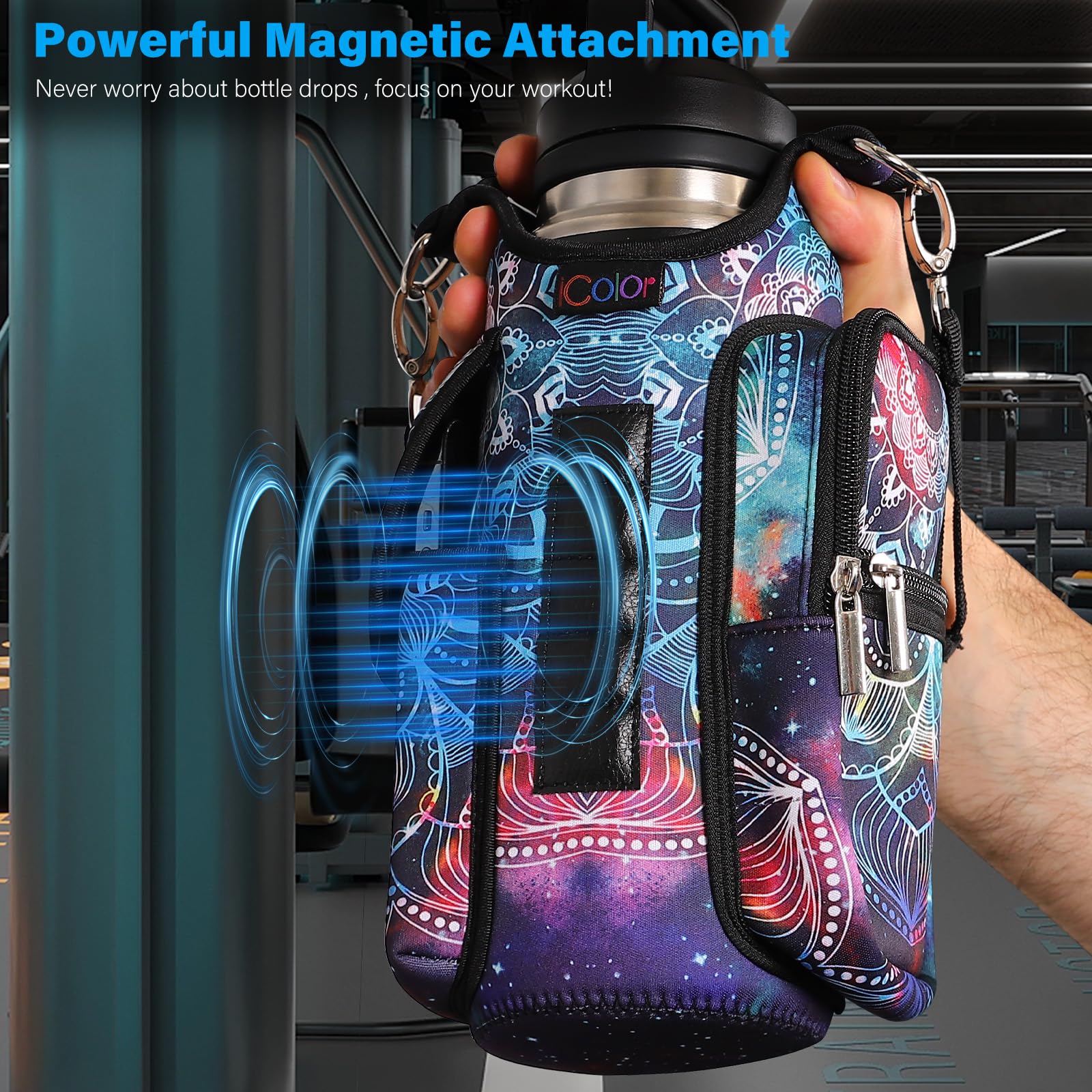 Foto 3 pulgar | Bolsa Magnética Para Botellas De Agua Gym Icolor Para Hombre Y Mujer - Venta Internacional.