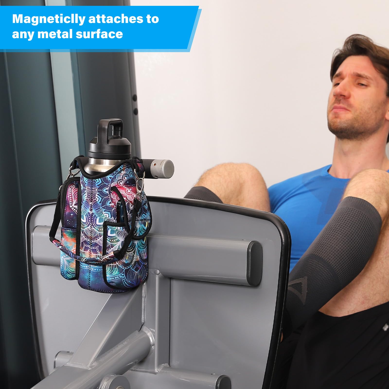 Foto 6 pulgar | Bolsa Magnética Para Botellas De Agua Gym Icolor Para Hombre Y Mujer - Venta Internacional.