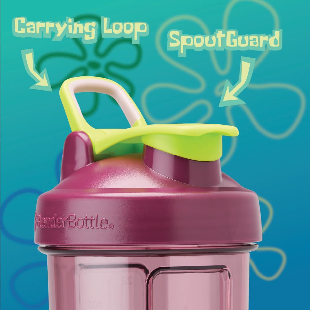 Foto 3 pulgar | Mezclador De Botellas, Botella Spongebob Pro Series, 800 Ml, Color Rojo - Venta Internacional.