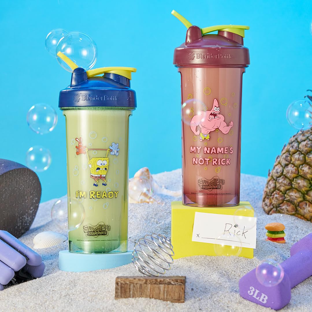 Foto 6 pulgar | Mezclador De Botellas, Botella Spongebob Pro Series, 800 Ml, Color Rojo - Venta Internacional.