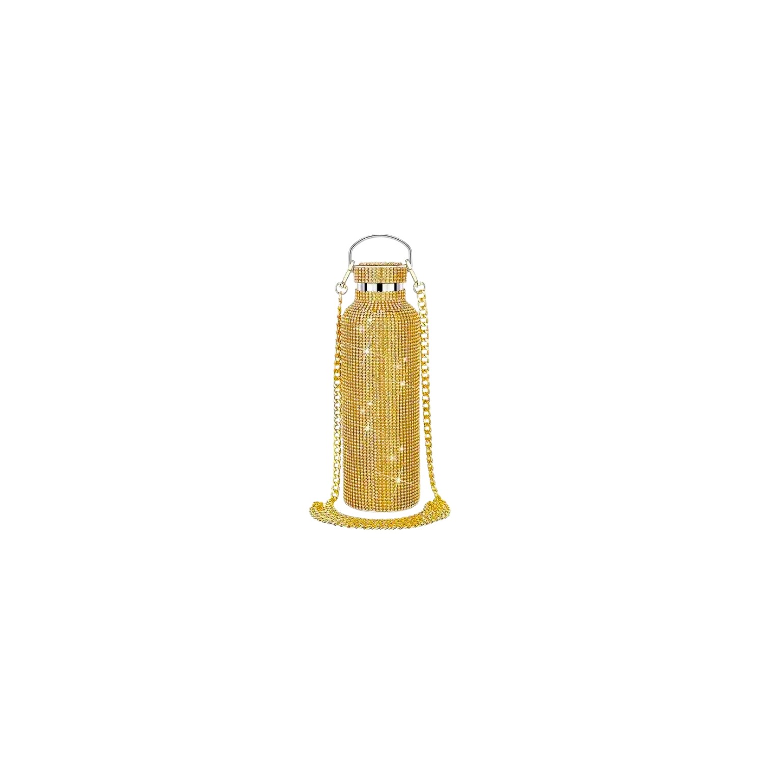 Colgante Thermos Bottle Golden Diamond De Acero Inoxidable De 750 Ml - Venta Internacional. $690