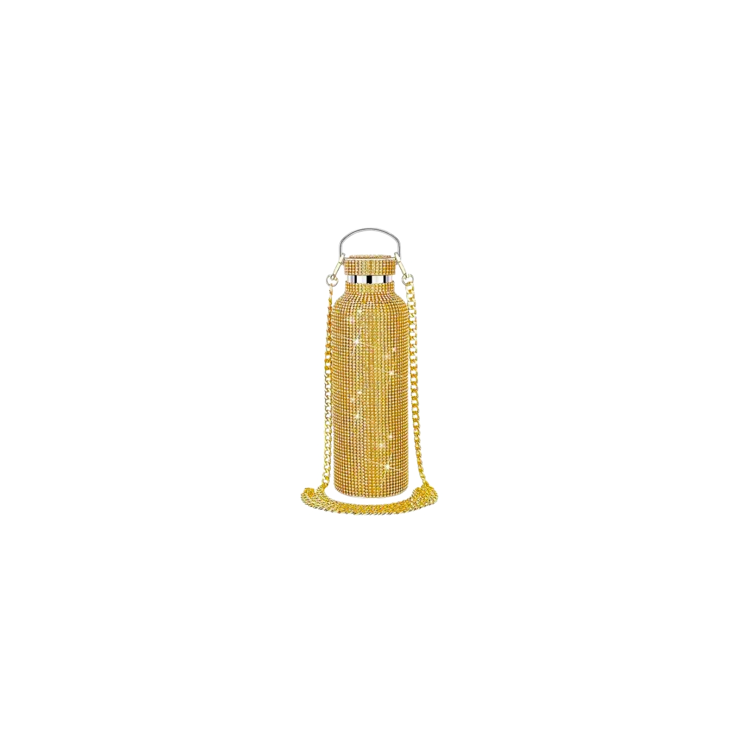 Foto 2 pulgar | Colgante Thermos Bottle Golden Diamond De Acero Inoxidable De 750 Ml - Venta Internacional.