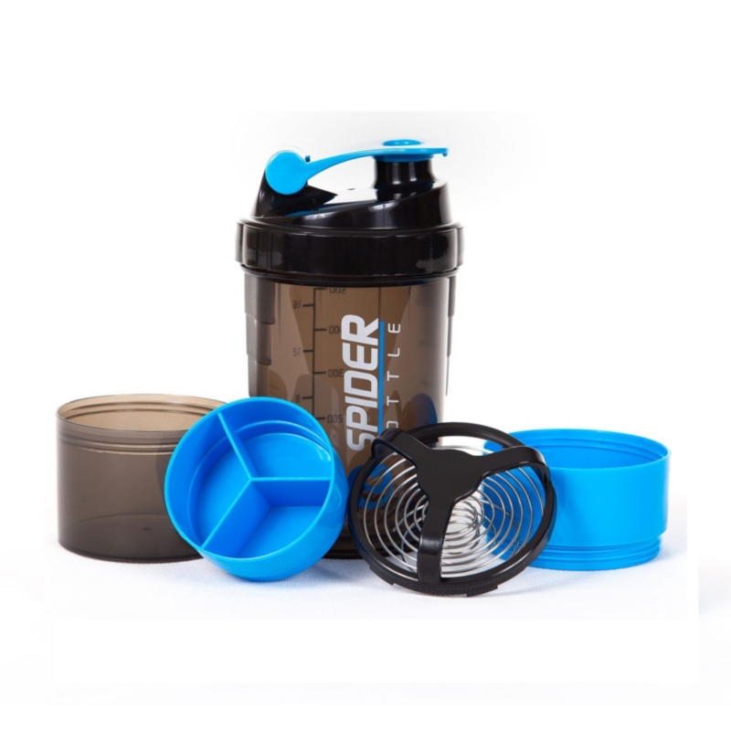 Foto 3 pulgar | Shaker 3 en 1 500 Ml Azul con Batidora de Acero Inoxidable - Venta Internacional
