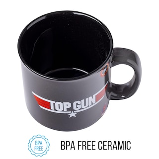 Foto 4 | Taza Camper Silver Buffalo Top Gun Maverick De Cerámica, 600 Ml - Venta Internacional.