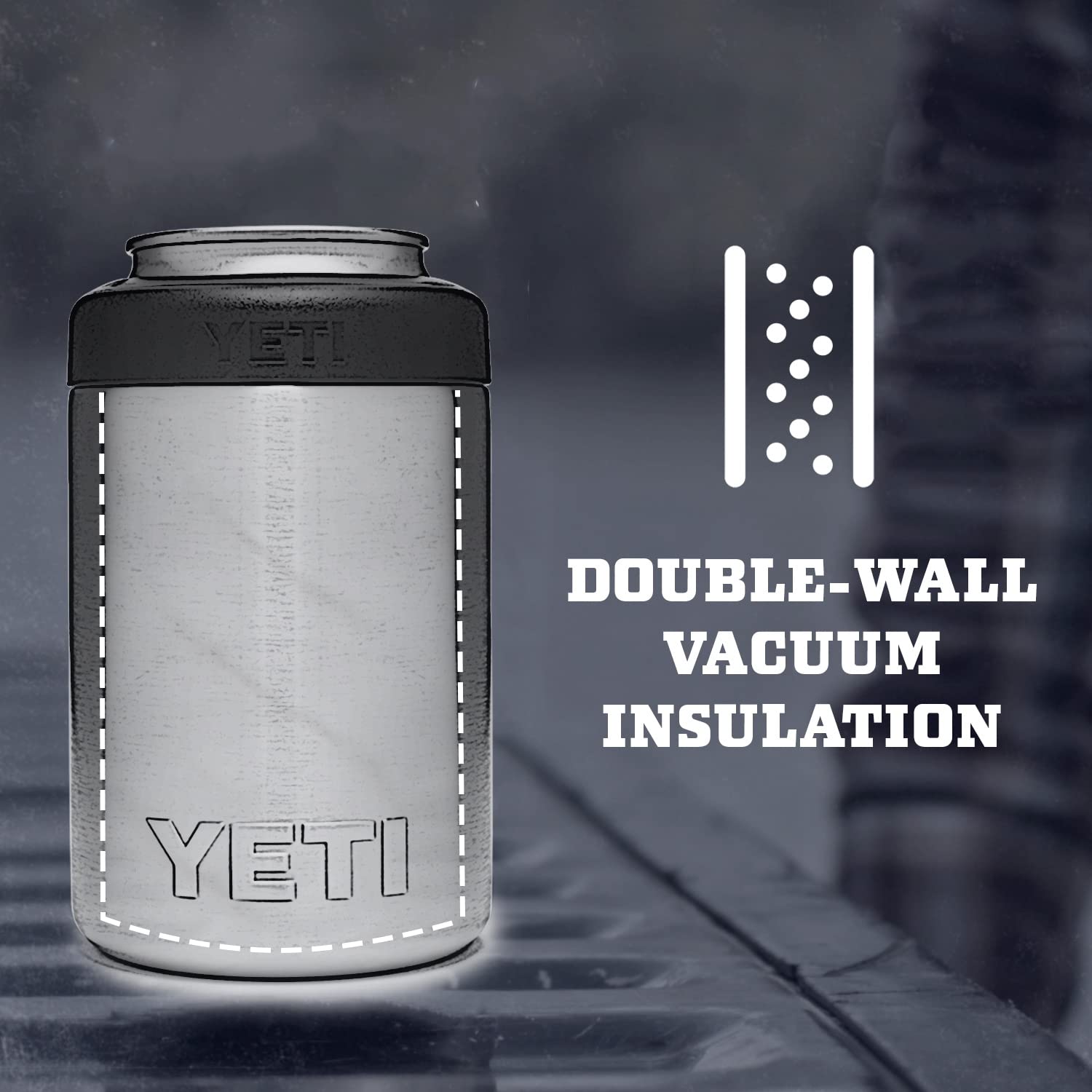 Foto 4 pulgar | Aislador De Latas Yeti Rambler Colster, 355 Ml, Negro, Para Lata De 12 Oz - Venta Internacional.