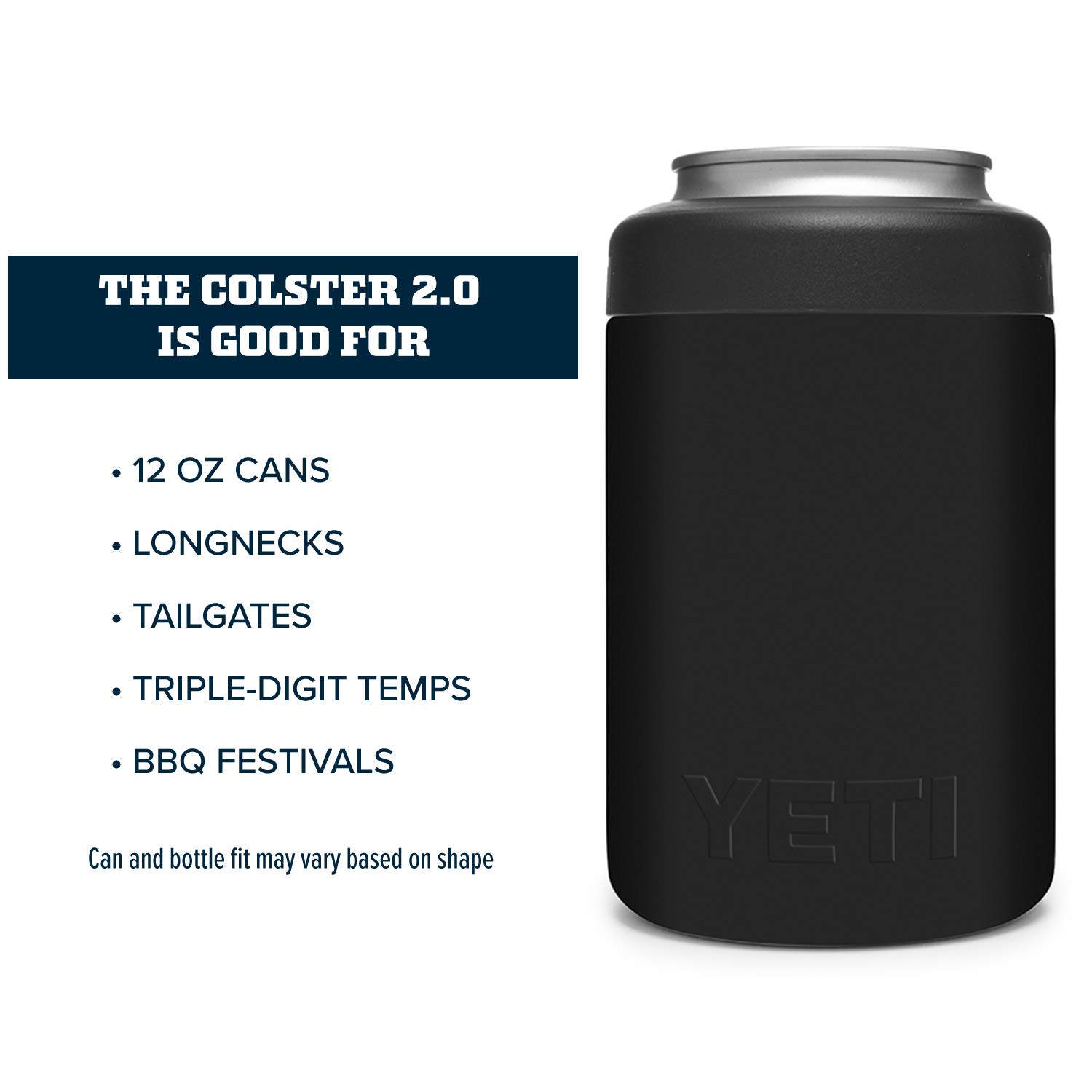 Foto 5 pulgar | Aislador De Latas Yeti Rambler Colster, 355 Ml, Negro, Para Lata De 12 Oz - Venta Internacional.