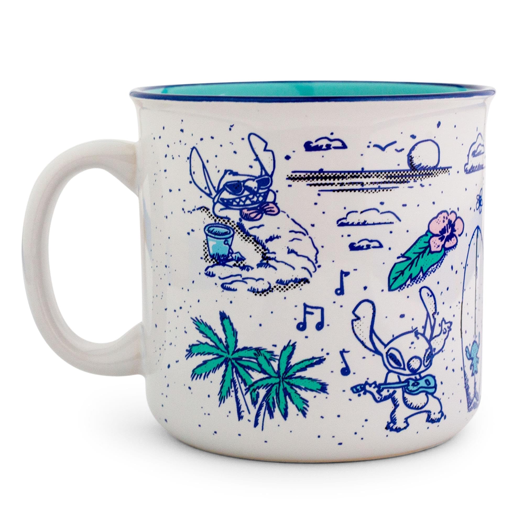Foto 4 | Taza Silver Buffalo Disney Lilo & Stitch Hawaii 600 Ml - Venta Internacional