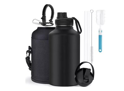 Foto 1 | Termo 1920ml/64oz Acero Inoxidable Negro