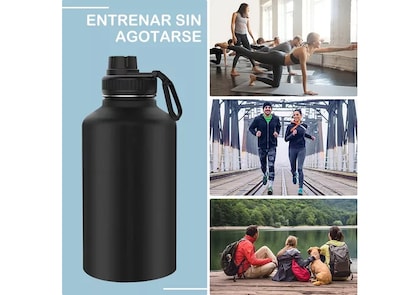 Foto 2 | Termo 1920ml/64oz Acero Inoxidable Negro