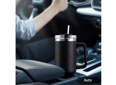Foto 4 | Vaso Térmico De 40oz Acero Inoxidable Con Popote Y Cepillo