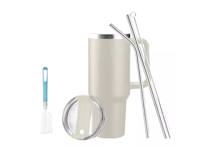 Foto 1 | Vaso Térmico De 40oz Acero Inoxidable Con Popote Y Cepillo