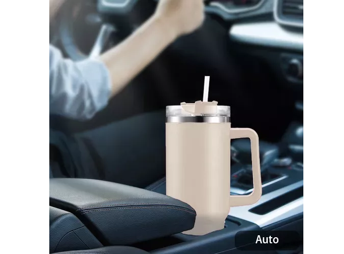 Foto 4 | Vaso Térmico De 40oz Acero Inoxidable Con Popote Y Cepillo
