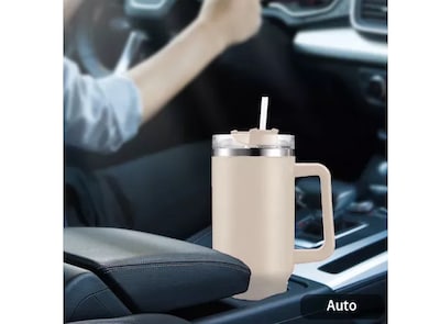 Foto 4 | Vaso Térmico De 40oz Acero Inoxidable Con Popote Y Cepillo