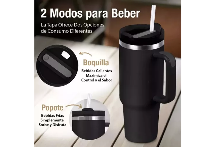 Foto 5 pulgar | Termo De Acero Inoxidable Premium De 1180 Ml