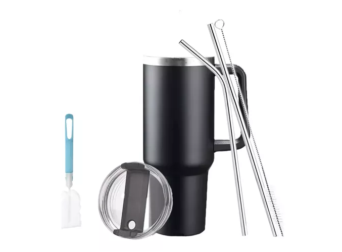 Foto 1 | Vaso Térmico De 40oz Acero Inoxidable Con Popote Y Cepillo