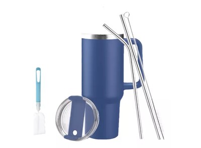 Foto 1 | Vaso Térmico De 40oz Acero Inoxidable Con Popote Y Cepillo