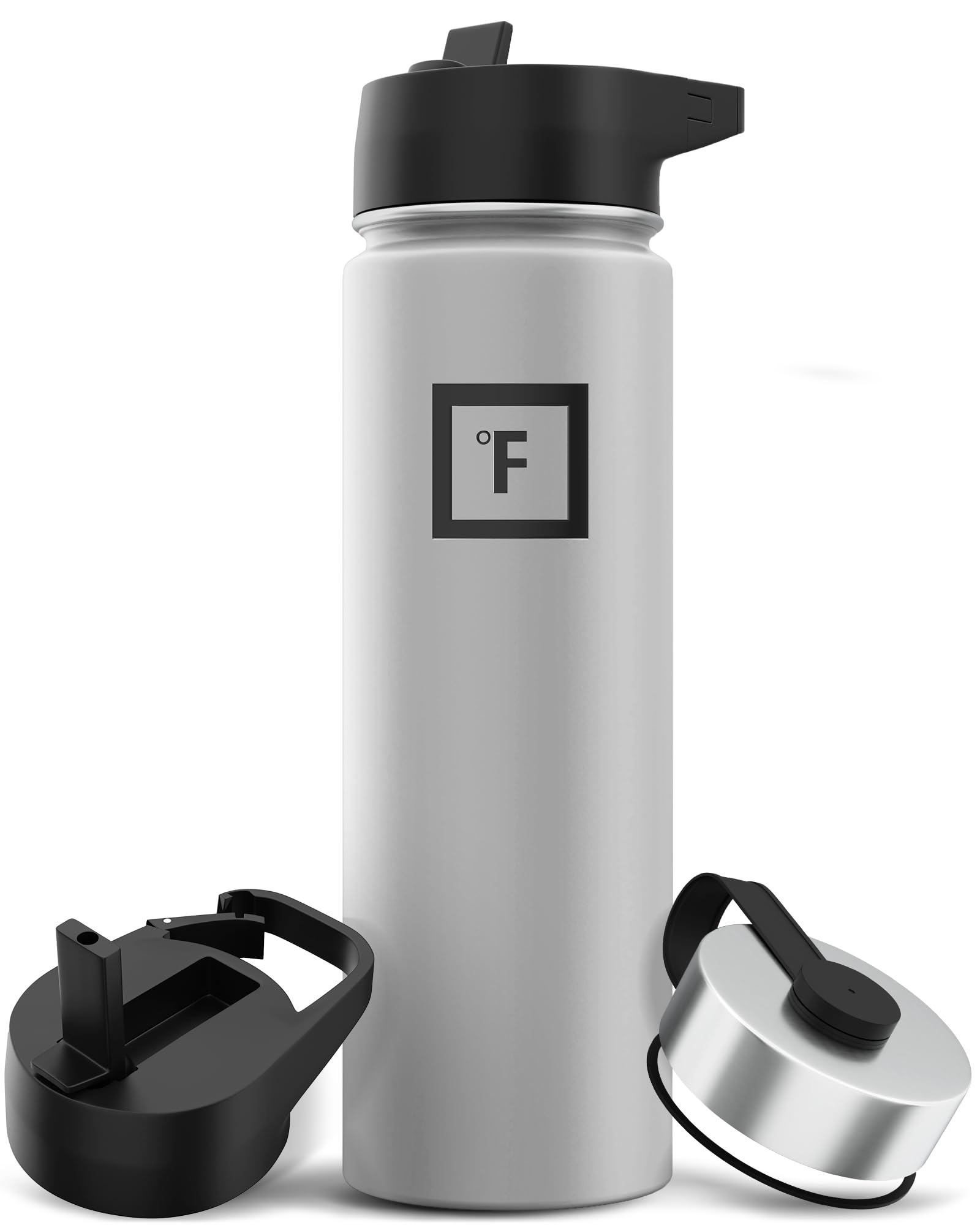 Botella De Agua Iron °flask Para Acampar Y Senderismo, 650 Ml, Grafito - Venta Internacional.
