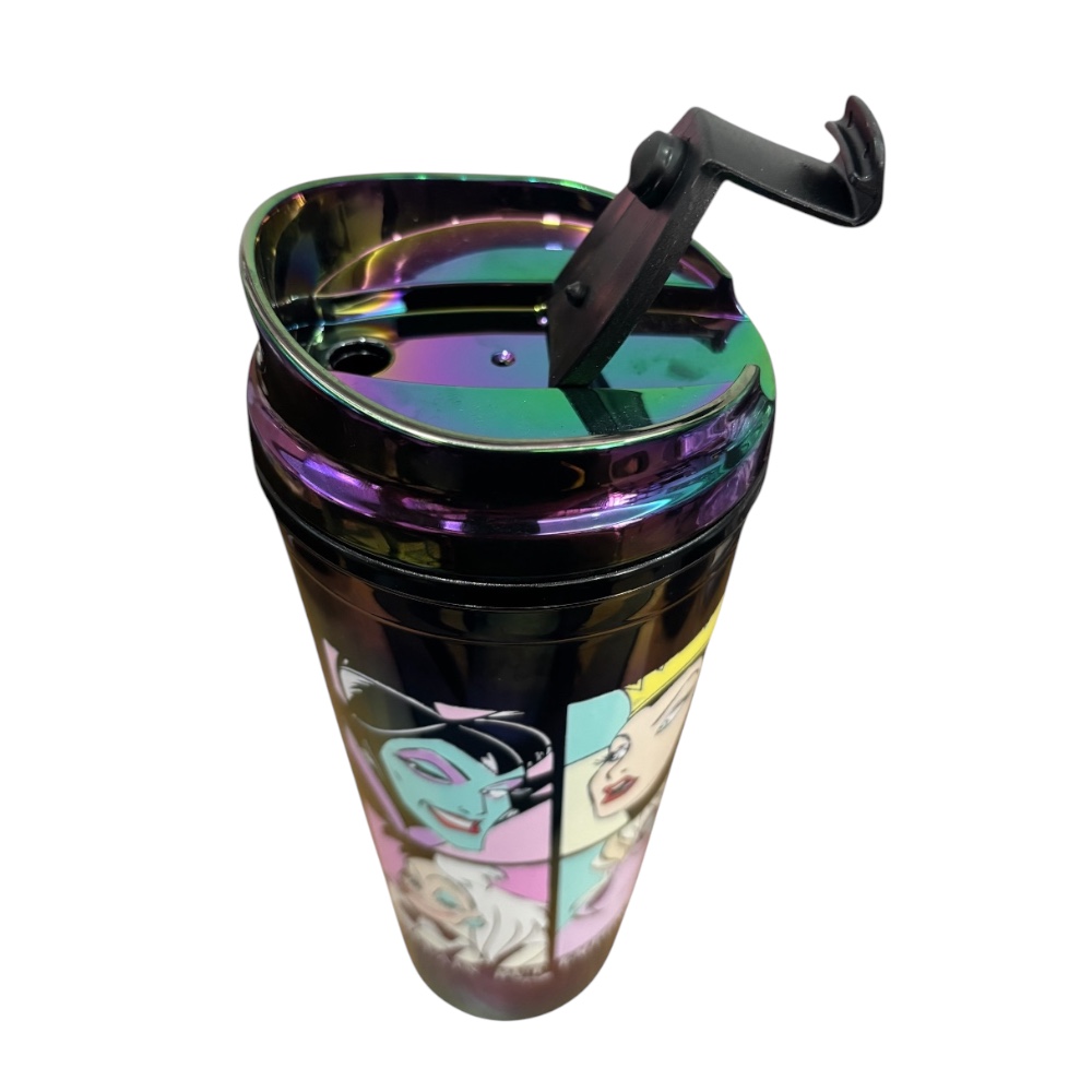 Foto 4 pulgar | Termo De Acrílico Con Gliter Multicolor, Villanas De Disney