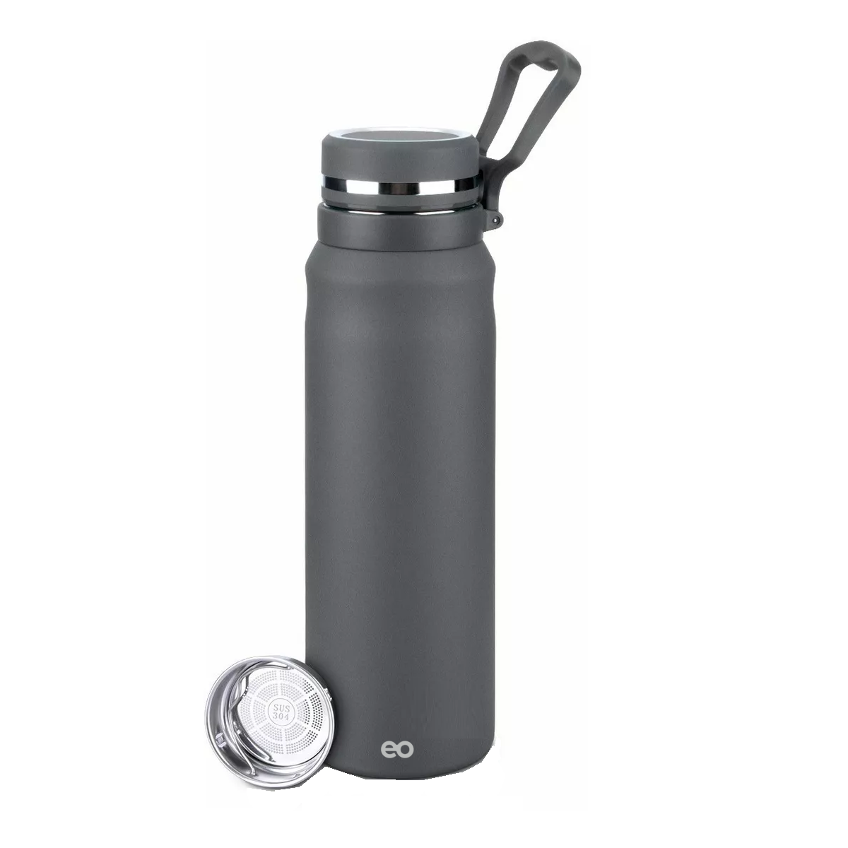 Foto 2 pulgar | Language Termo Acero Inoxidable Con Infusor De Té,taza Térmica 1000ml Eo Safe Imports Esi-11855-1 Gris