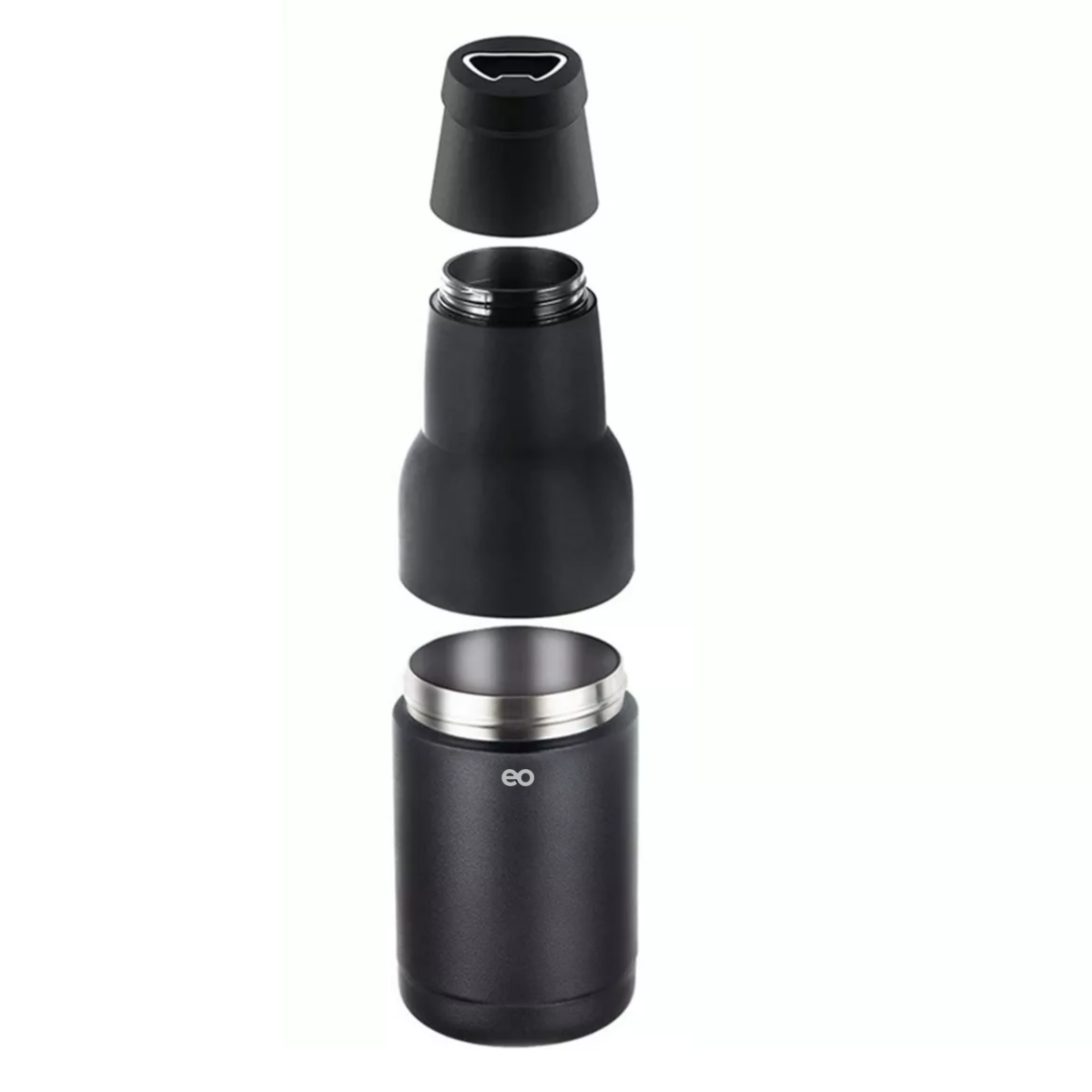 Language Portabotellas Portalatas Termo Acero Inoxidable Eo Safe Imports Esi-9605-1 Negro