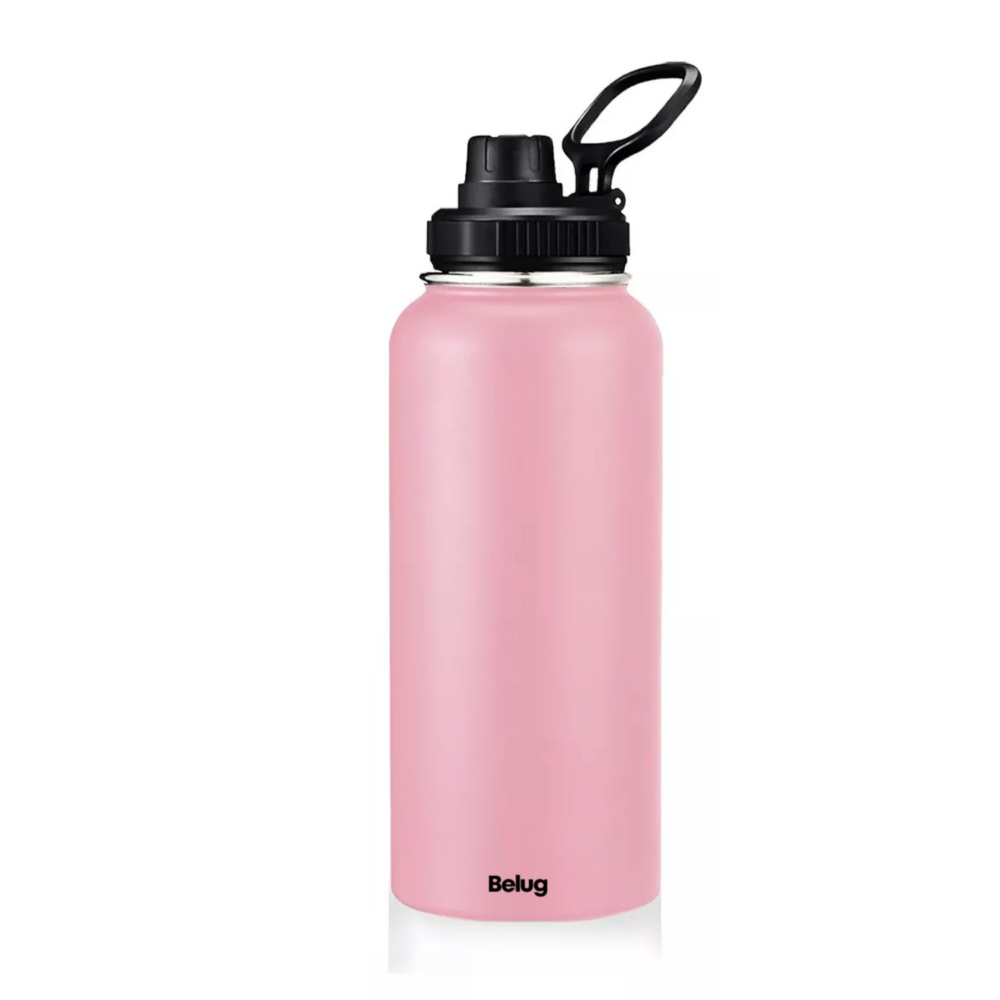 Foto 2 pulgar | Termos Taza Acero Inoxidable 1 Litro Botella Fría/caliente Rosa Belug