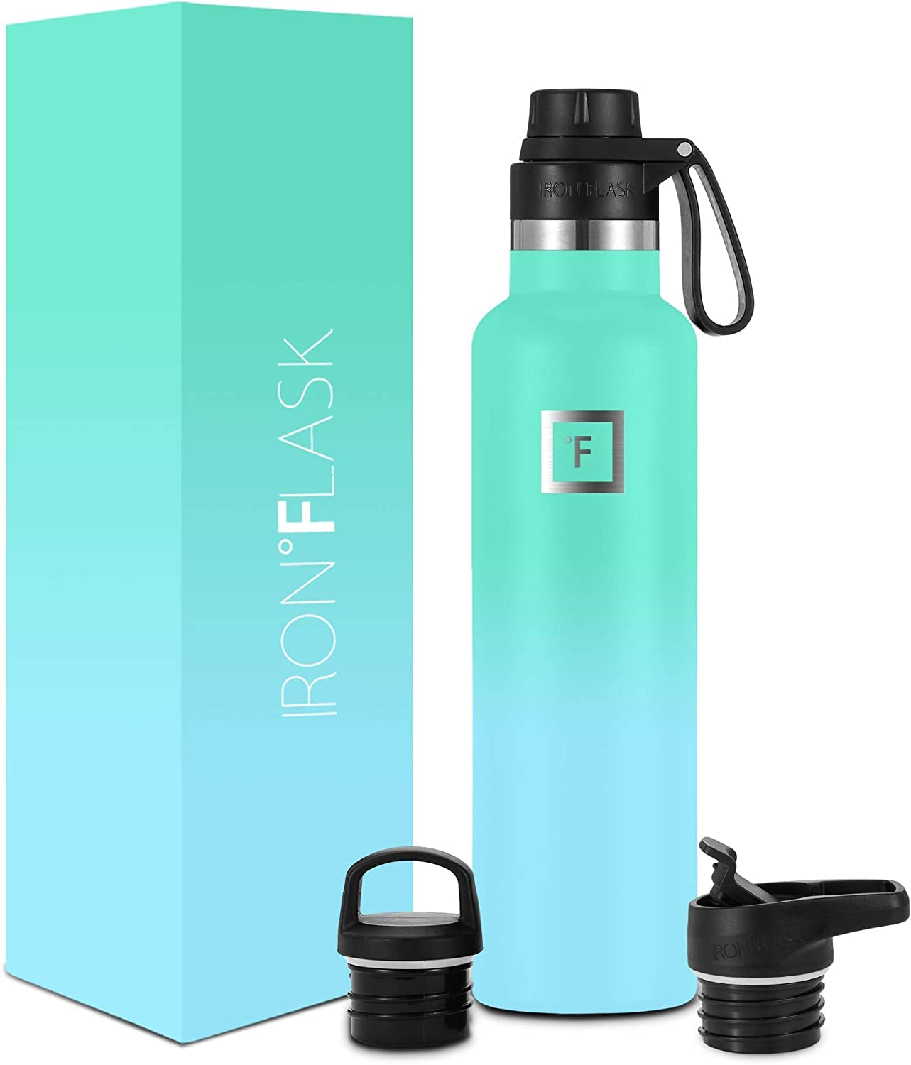 Foto 2 pulgar | Botella de Agua Iron °flask 700 Ml con 3 Tapas - Venta Internacional