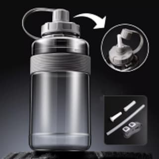 Foto 3 | Bote De Agua 2 Litros Botella Para Agua Eo Safe Imports Esi-5431-1 Gris