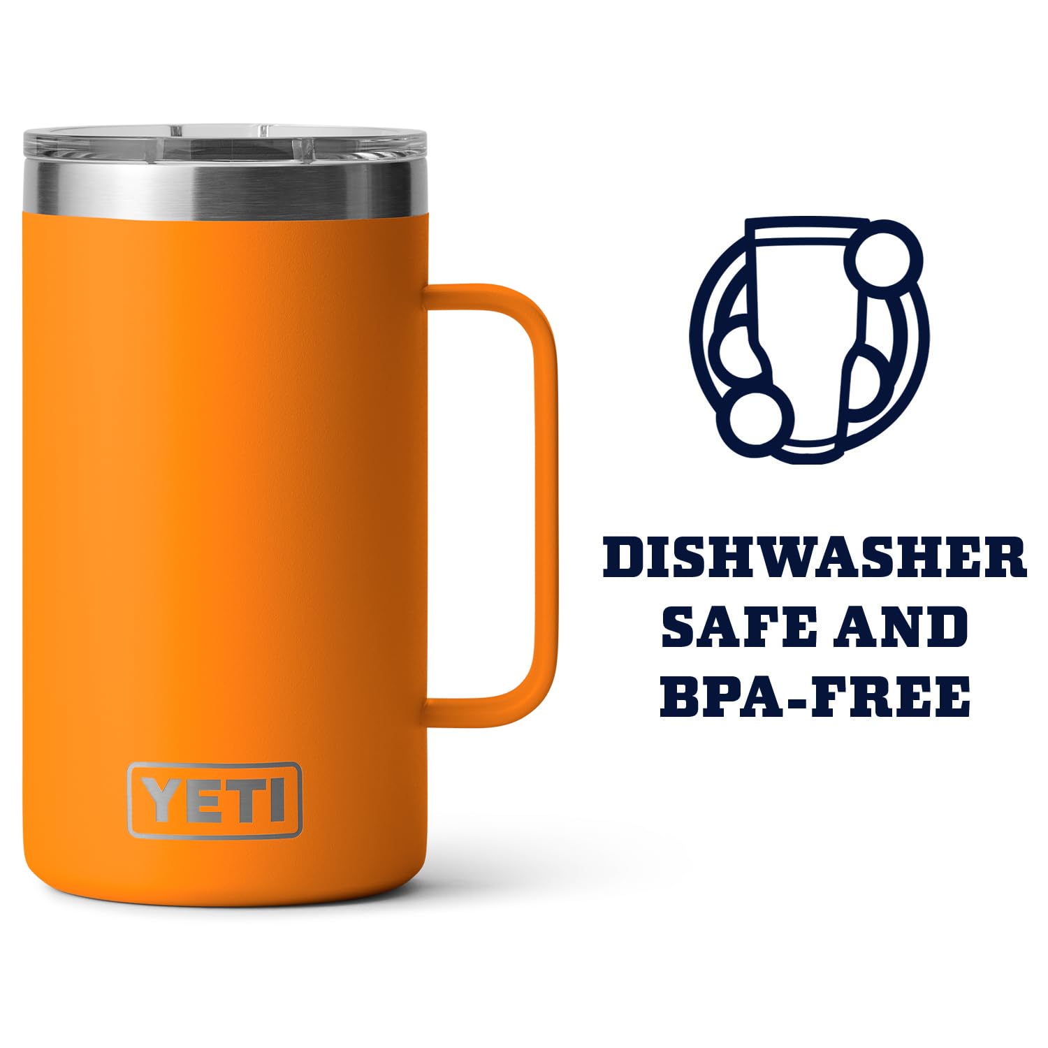 Foto 4 pulgar | Taza Yeti Rambler De Acero Inoxidable Con Aislamiento Al Vacío De 700 Ml - Venta Internacional.