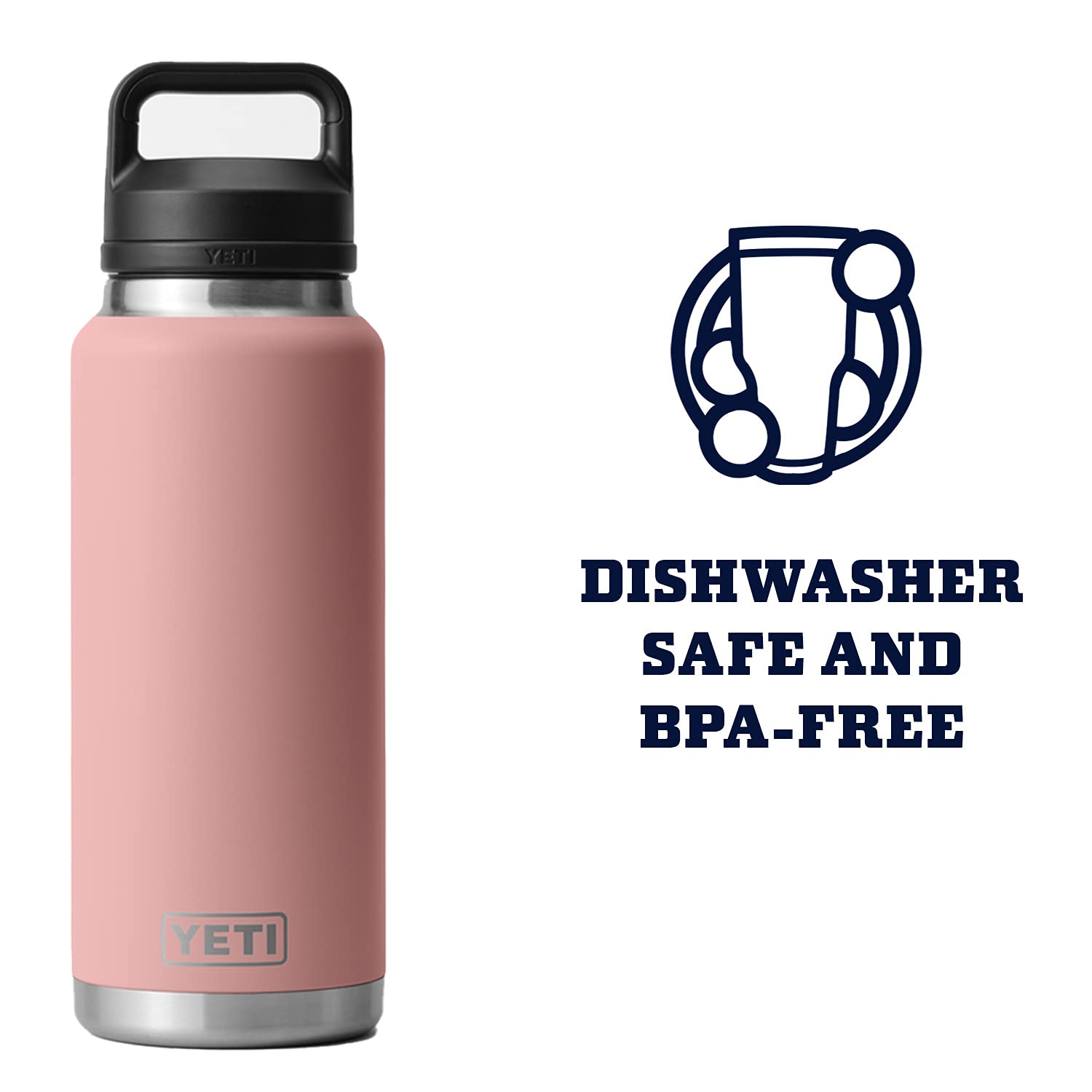 Foto 6 pulgar | Botella Yeti Rambler 1.06l De Acero Inoxidable Con Aislamiento Al Vacío - Venta Internacional.