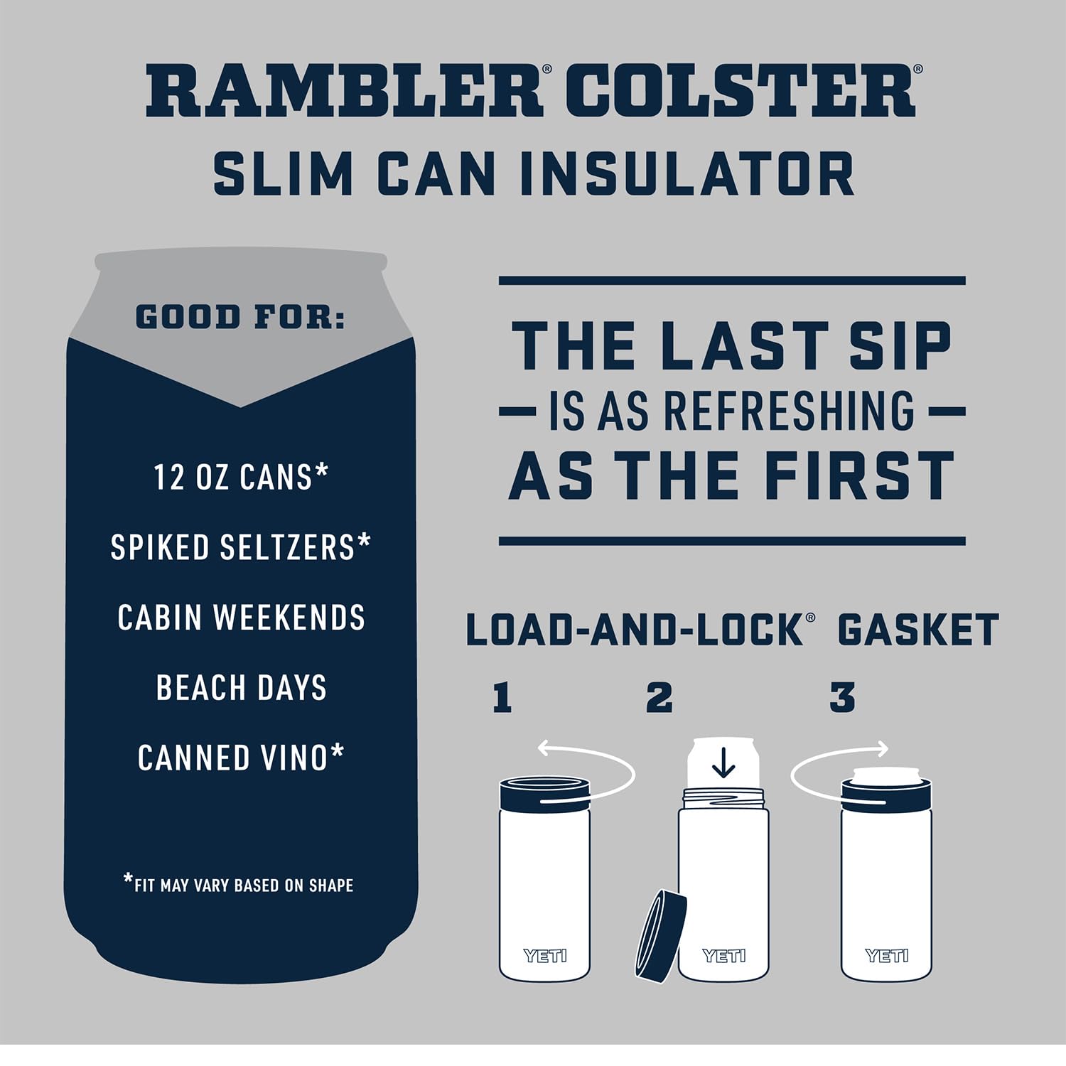 Foto 2 | Aislante Para Latas Yeti Rambler Colster Slim, 355 Ml, Big Sky Blue - Venta Internacional.