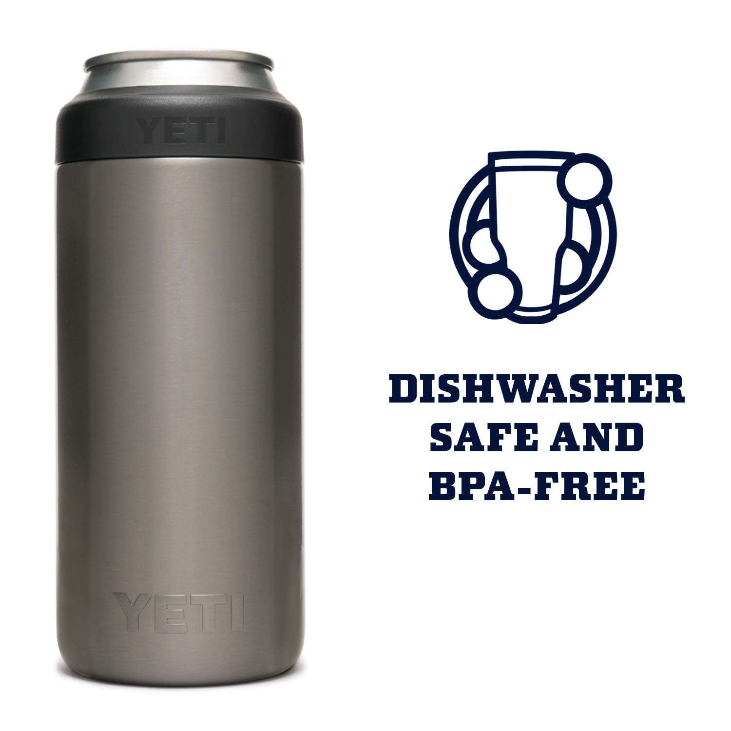 Foto 6 pulgar | Aislante Para Latas Yeti Rambler Colster Slim, 355 Ml, Grafito - Venta Internacional.