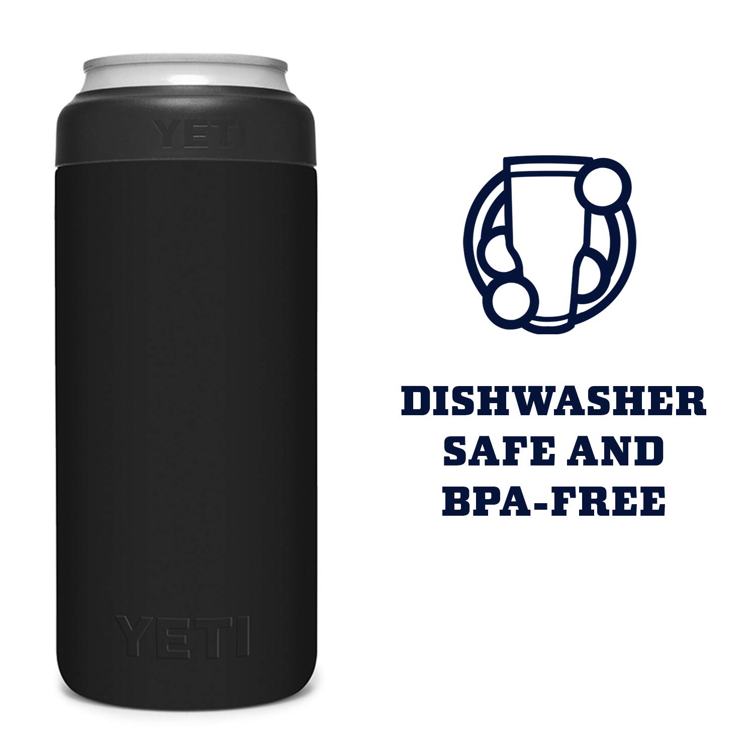 Foto 5 | Aislante Para Latas Yeti Rambler Colster Slim (355 Ml), Color Negro - Venta Internacional.