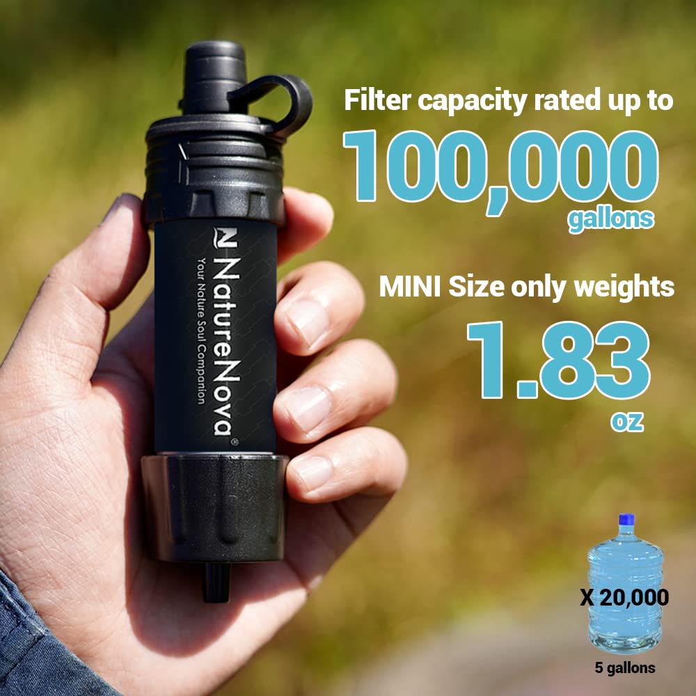 Foto 5 pulgar | Filtro De Agua Naturenova Mini Portátil De Emergencia, Paquete De 4 - Venta Internacional.