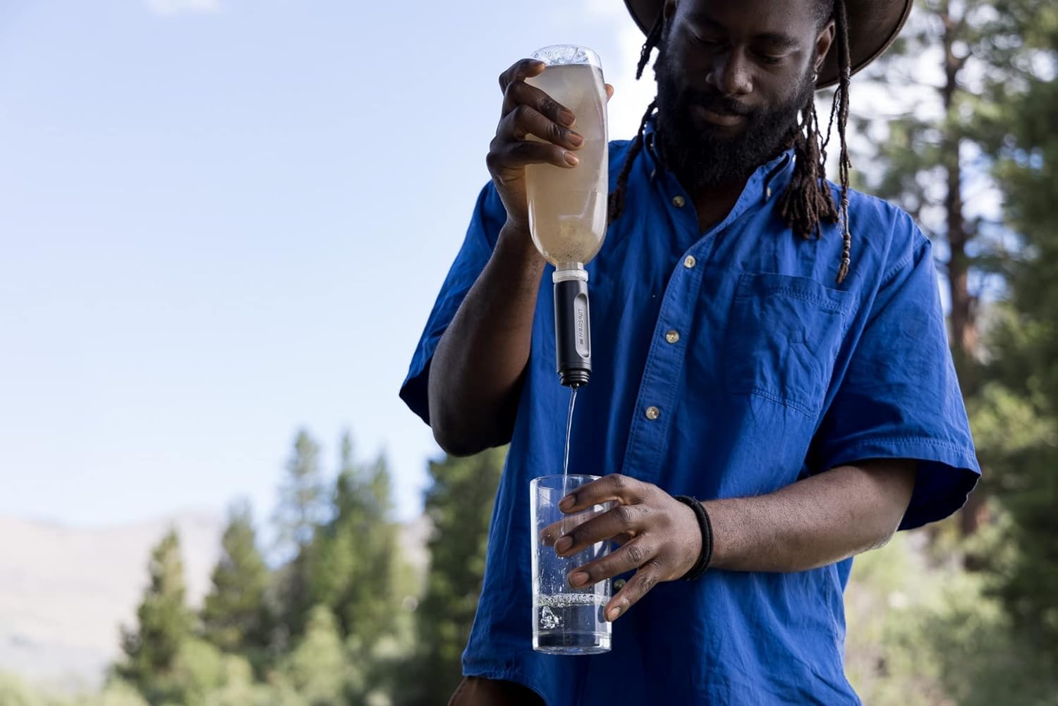 Foto 8 pulgar | Filtro De Agua Lifestraw Peak Series 1l Dark Mountain Grey - Venta Internacional.