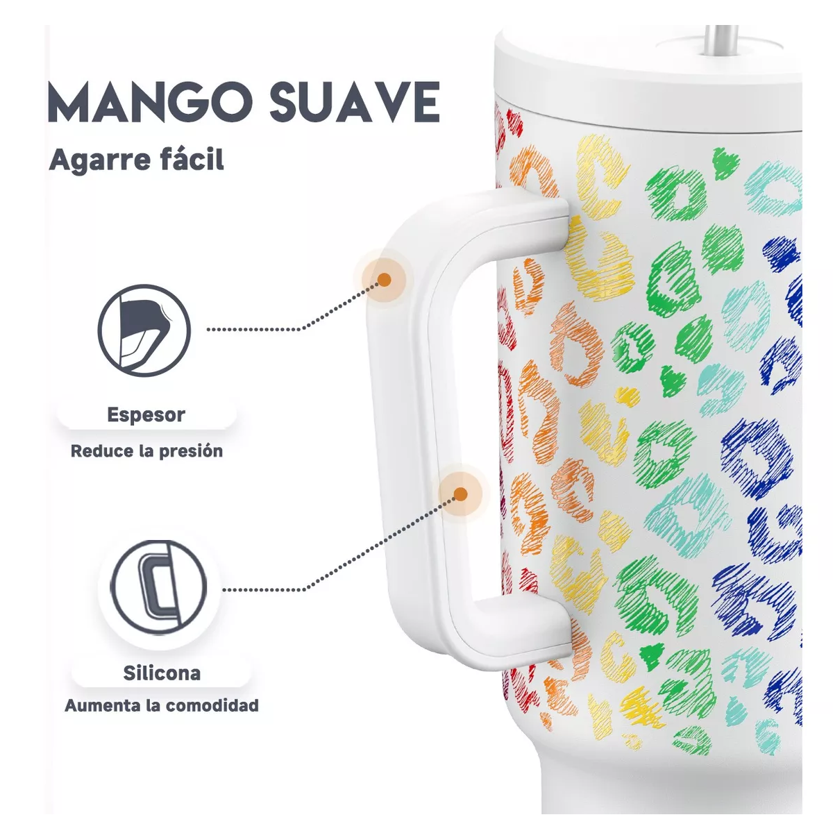 Foto 3 pulgar | Vaso Térmico Belug De Acero Inoxidable Calor/frío Dos Picos 40 Oz Lanios