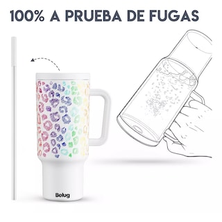 Foto 3 | Vaso Térmico Belug De Acero Inoxidable Calor/frío Dos Picos 40 Oz Lanios