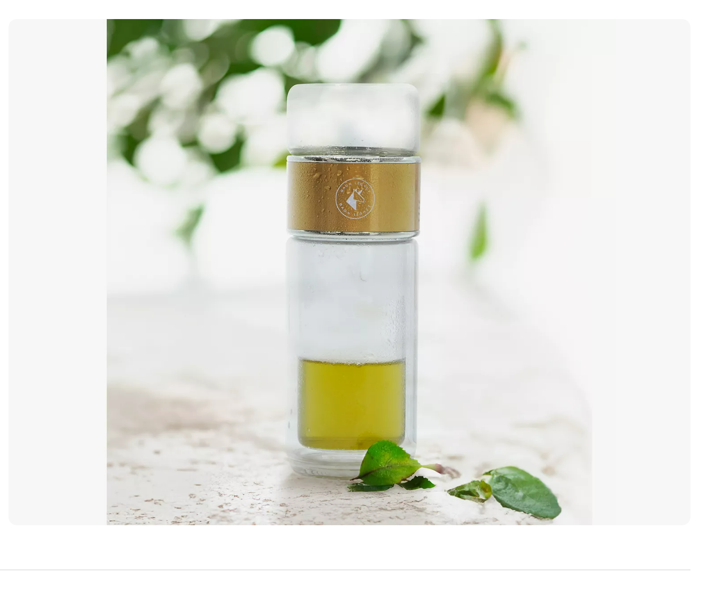 Foto 4 pulgar | Termo Infusor De Té De Vidrio Botella Doble Pared Portátil Dorado Xtellar