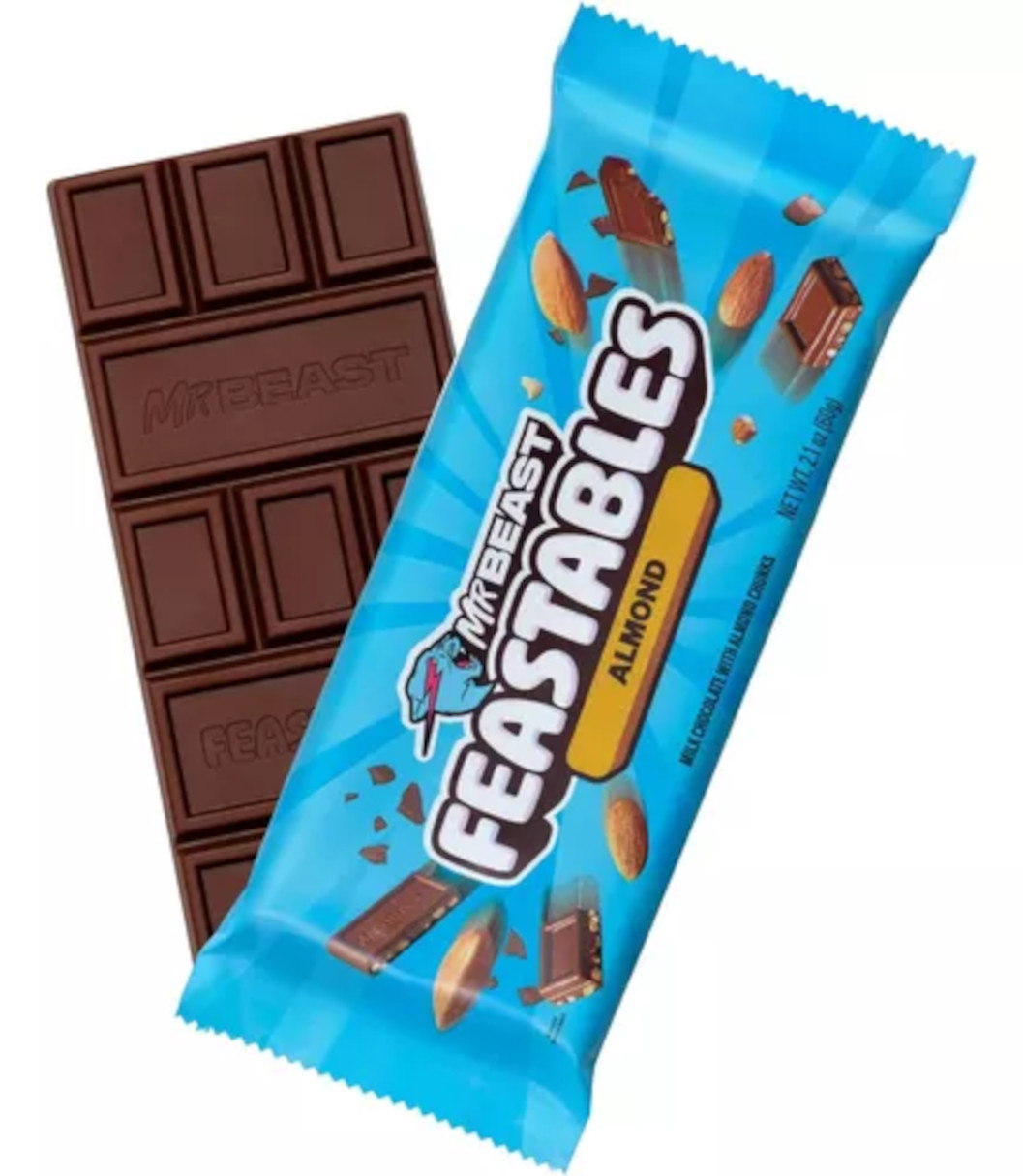 Foto 3 pulgar | Termo Güish + Chocolate Mr. Beast Feastables Almendra 60g