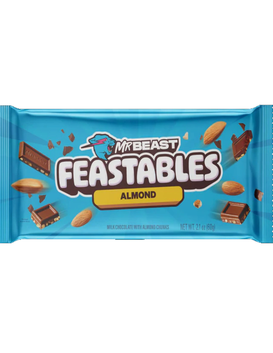 Foto 4 pulgar | Termo Güish + Chocolate Mr. Beast Feastables Almendra 60g