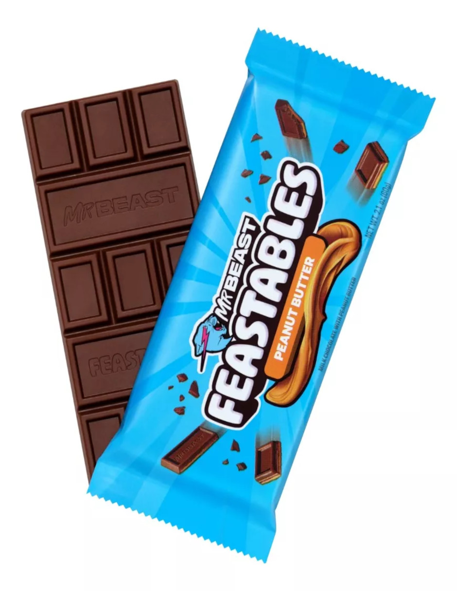 Foto 3 pulgar | Termo Güish + Chocolate C/leche Y Crema Cacahuate Feastables Mr Beast 60 G