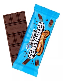 Foto 2 | Termo Güish + Chocolate C/leche Y Crema Cacahuate Feastables Mr Beast 60 G