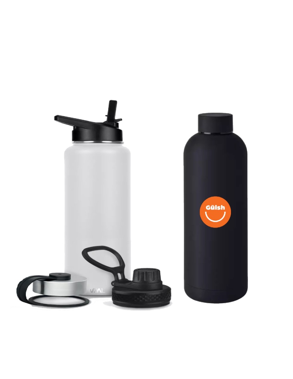 Foto 1 | Termo Para Café Y Agua  Con 3 Tapas  + Termo De Agua Güish