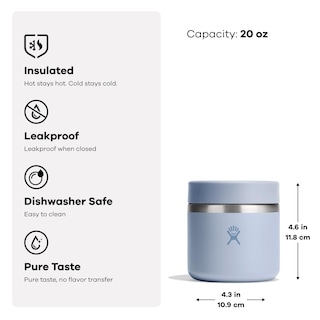 Foto 2 | Frasco Aislante Para Alimentos Hydro Flask, 600 Ml, Surf - Venta Internacional.