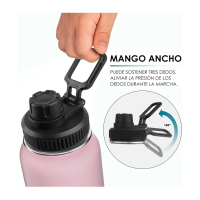 Foto 4 pulgar | Botella De Agua Fría/caliente De Acero Inoxidable De 1.2 L Eo Safe Imports Esi-3267-1 Rosa