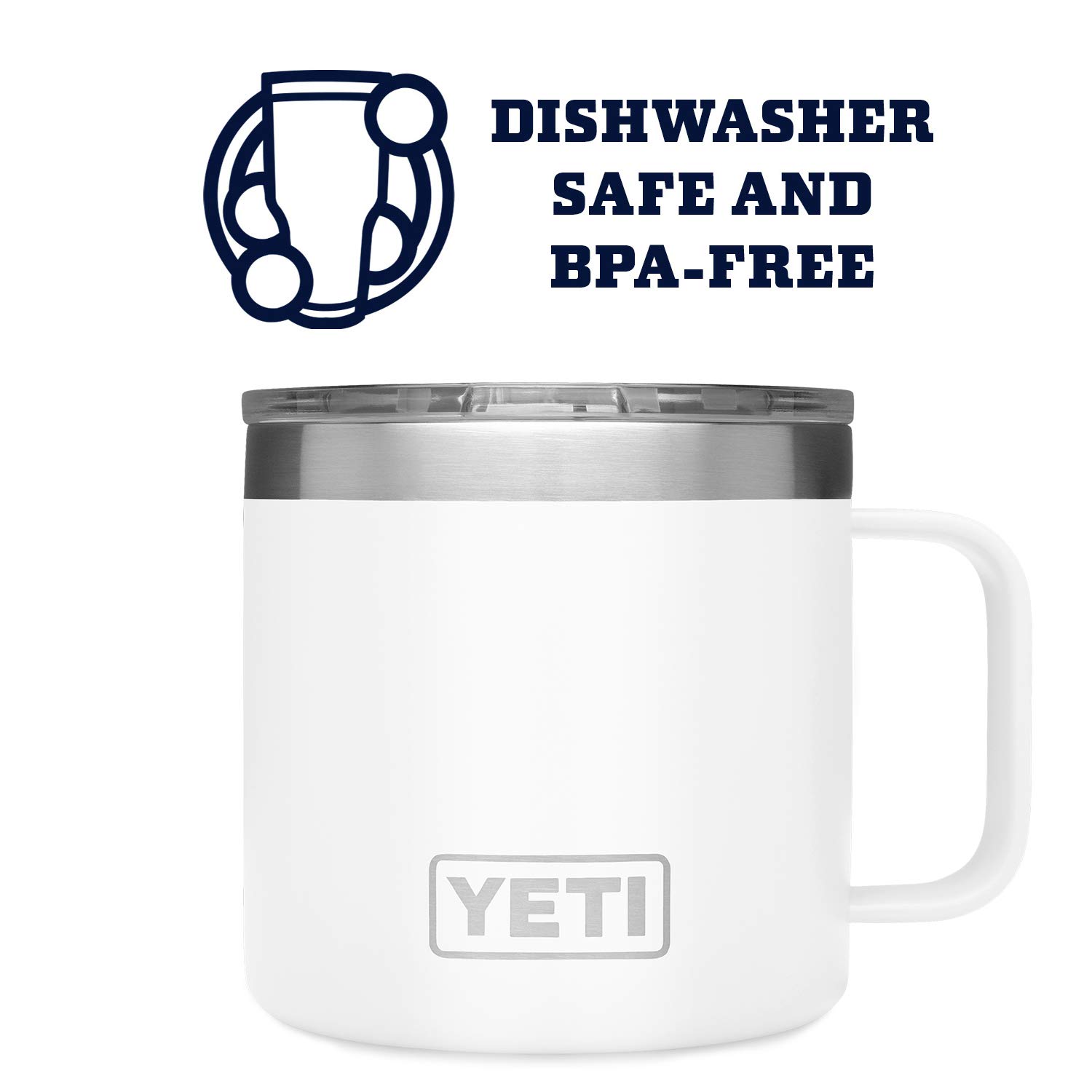 Foto 3 | Taza Yeti Rambler De Acero Inoxidable Con Aislamiento Al Vacío De 400 Ml - Venta Internacional.