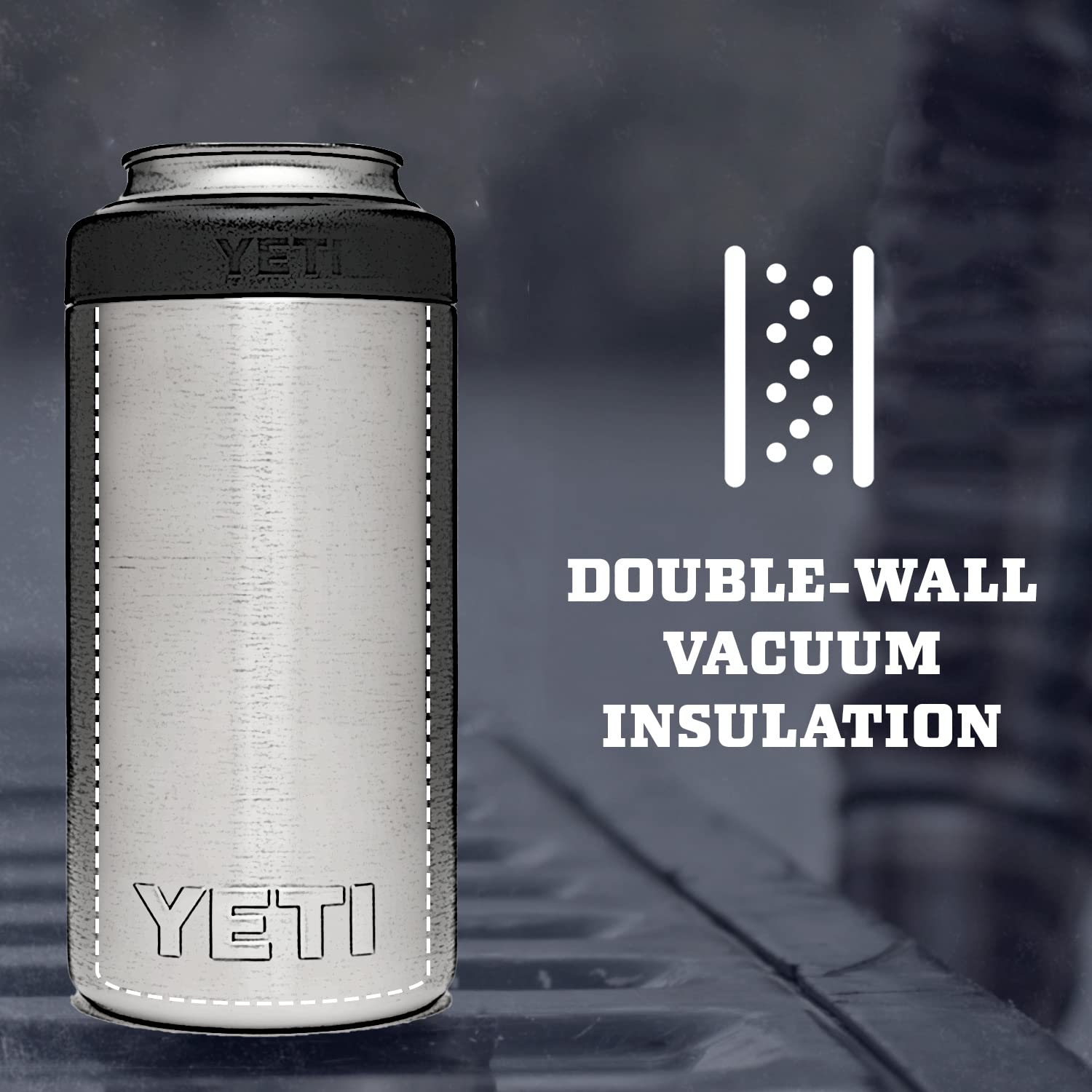 Foto 4 pulgar | Aislador Tall Can Yeti Rambler 473 Ml Para Tallboys, Color Blanco - Venta Internacional.
