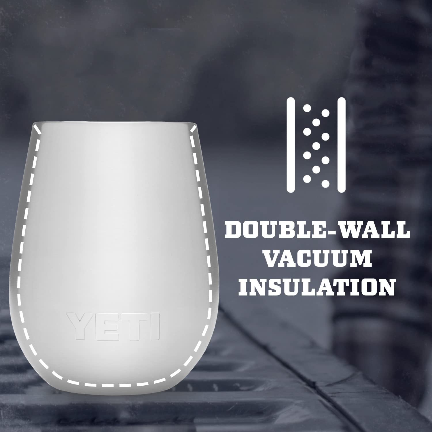 Foto 4 pulgar | Vaso De Vino Yeti Rambler De Acero Inoxidable, 300 Ml, Amarillo Alpino - Venta Internacional.
