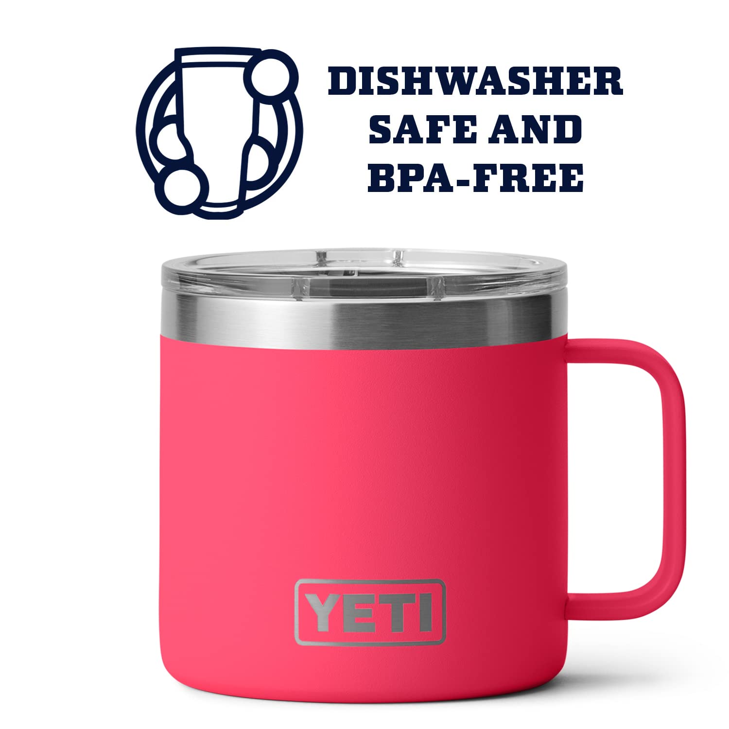Foto 4 pulgar | Vaso Para Beber Yeti Rambler 14 Oz De Acero Inoxidable Bimini Pink - Venta Internacional.