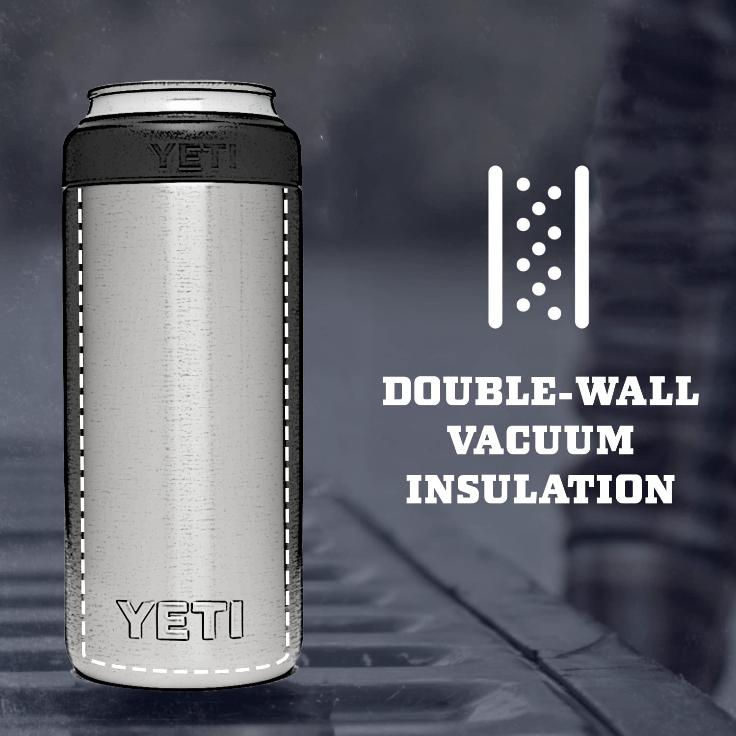 Foto 4 pulgar | Aislante Para Latas Yeti Rambler Colster Slim, 355 Ml, Azul Marino - Venta Internacional.